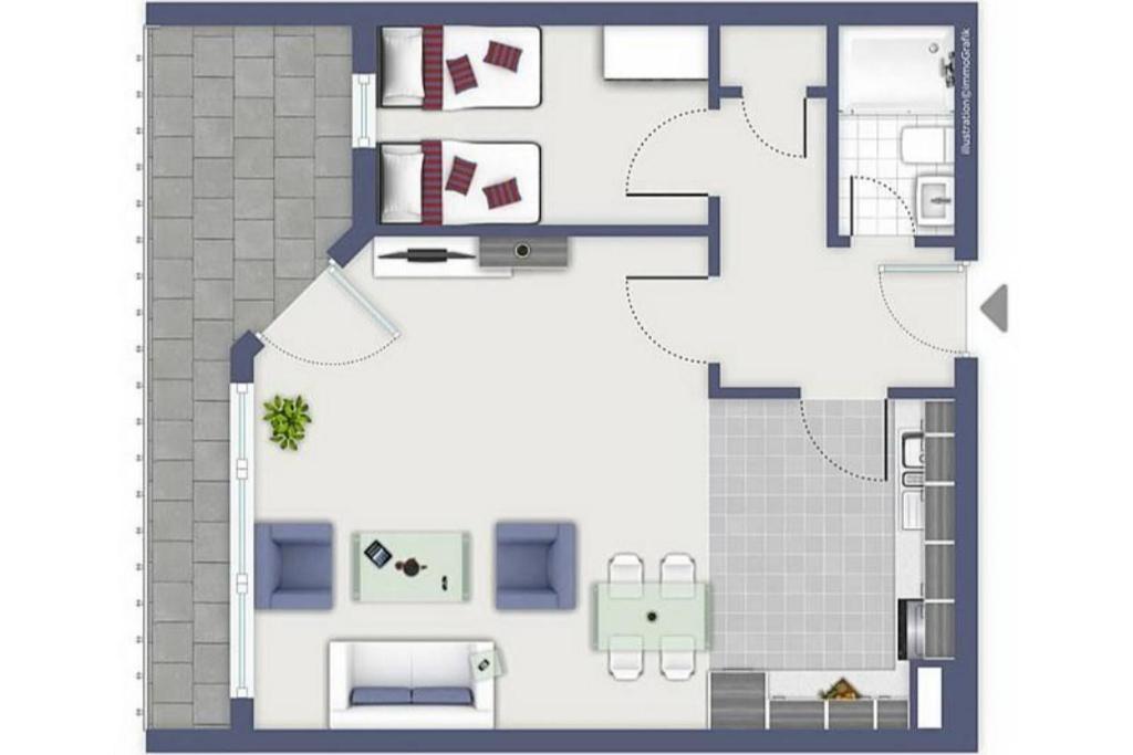 Strandhotel Wohnung 43 Dahme  Kültér fotó